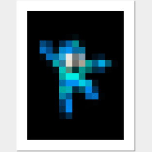 Pixel Man Posters and Art